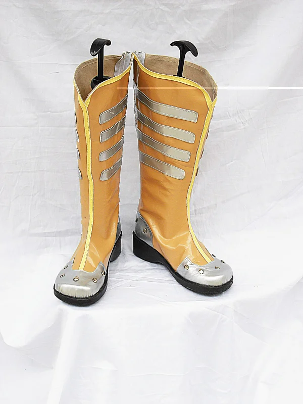 Ragnarok Online Yellow Cosplay Boots 01 - Click Image to Close