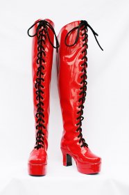Red Cosplay Boots 02