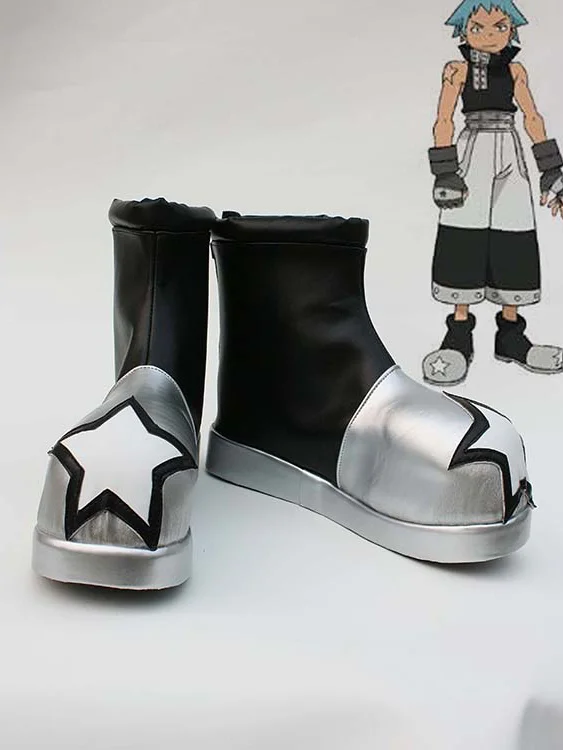 Soul Eater Black Star Cosplay Shoes 02 - Click Image to Close