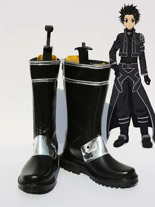 Sword Art Online Kirito Cosplay Boots - Click Image to Close