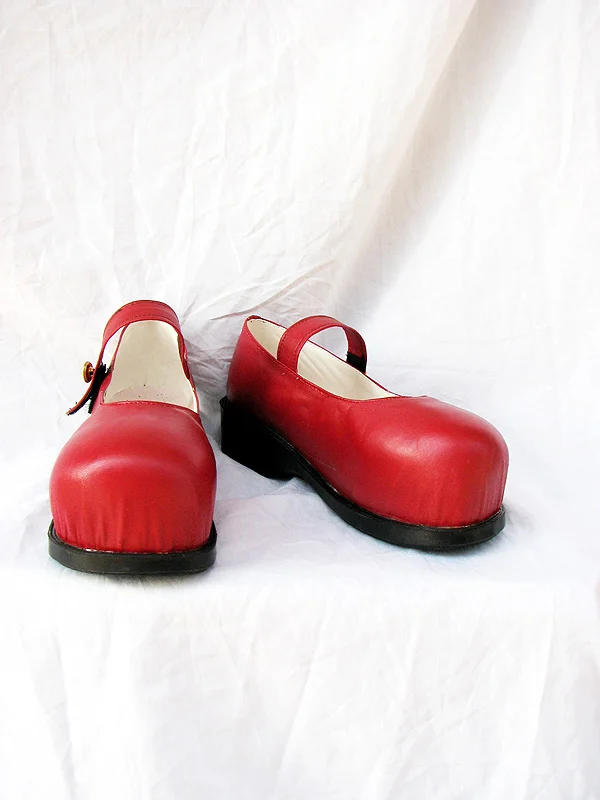 The Adventures Of Pinocchio Red Cosplay Shoes - Click Image to Close