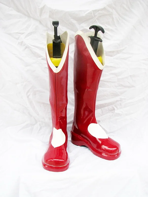 The King Of Fighters Athena Asamiya Cosplay Boots - Click Image to Close