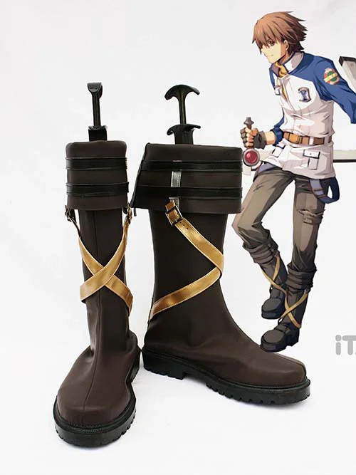 The Legend Of Heroes Lloyd Bannings Cosplay Boots - Click Image to Close