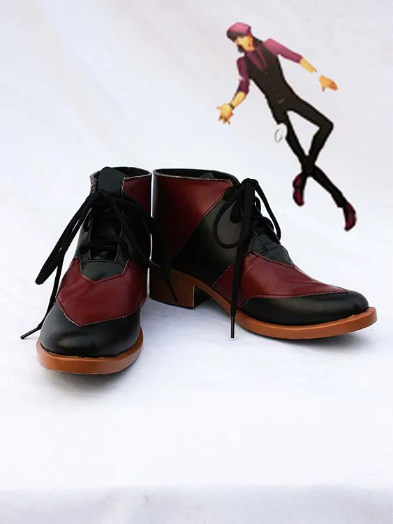 Tiger And Bunny Red Cosplay Shoes - Click Image to Close