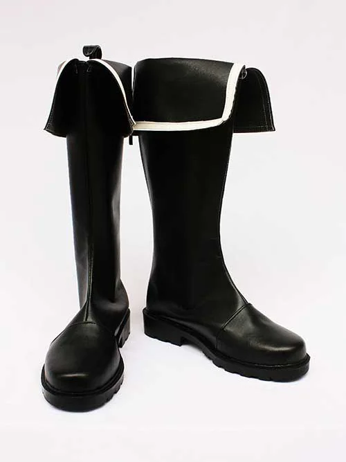 Touhou Project Reimu Hakurei Cosplay Boots - Click Image to Close