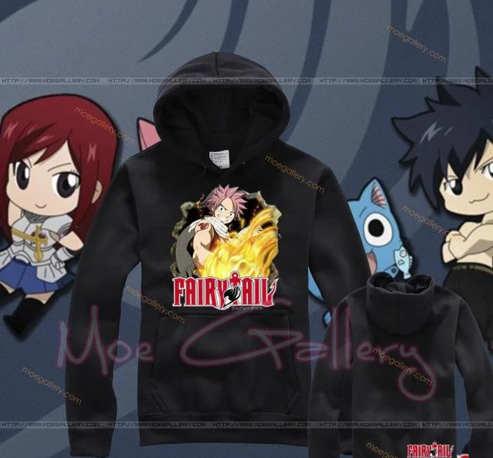 Fairy Tail Natsu Dragneel Hoodies 05 - Click Image to Close
