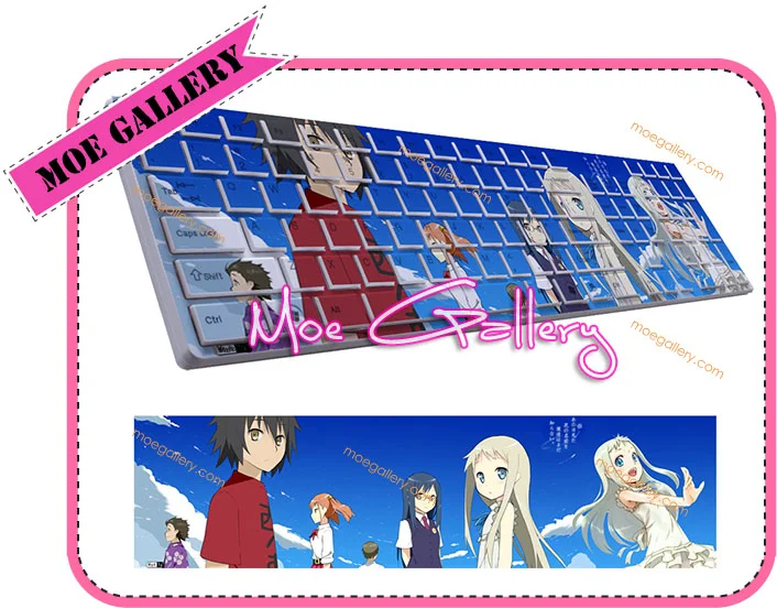 Anohana The Flower We Saw That Day Jinta Yadomi Keyboard 001 - Click Image to Close