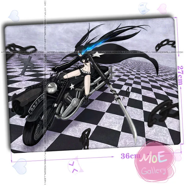 Black Rock Shooter BRS Mouse Pad 07 - Click Image to Close