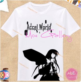 Accel World Kuroyukihime Black Lotus T-Shirt 15