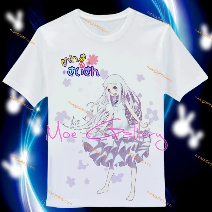 Anohana The Flower We Saw That Day Meiko Honma T-Shirt 08 - Click Image to Close
