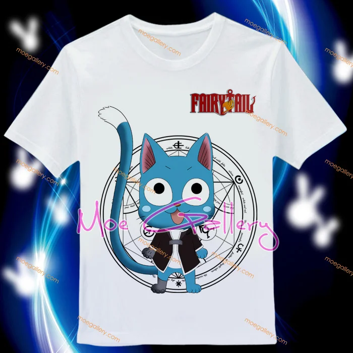 Fairy Tail Happy T-Shirt 03 - Click Image to Close