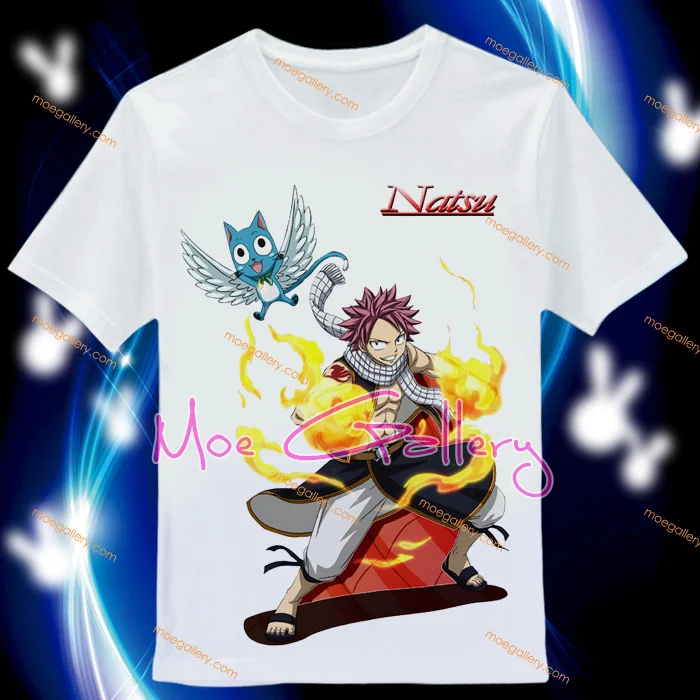 Fairy Tail Natsu Dragneel T-Shirt 01 - Click Image to Close