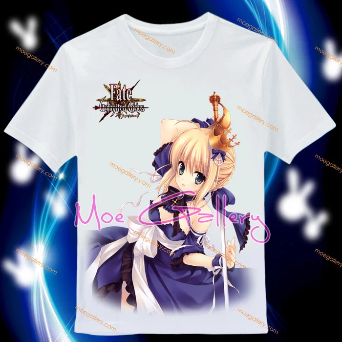 Fate Stay Night Saber T-Shirt 07 - Click Image to Close
