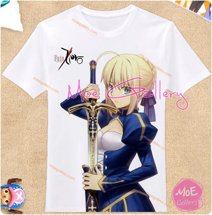 Fate Zero Fate Stay Night Saber T-Shirt 06 - Click Image to Close