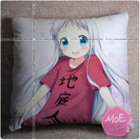 Anohana The Flower We Saw That Day M-O Honma Throw Pillow Style C