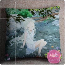 Anohana The Flower We Saw That Day M-O Honma Throw Pillow Style D