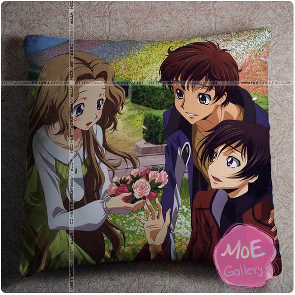 Code Geass Nunnally Lamperouge Throw Pillow Style C - Click Image to Close