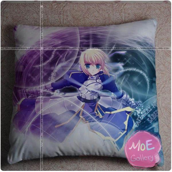 Fate Zero Saber Throw Pillow Style B - Click Image to Close