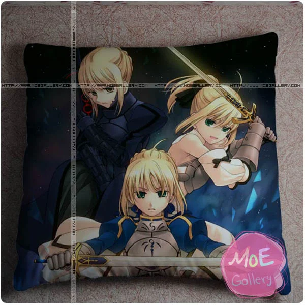 Fate Zero Saber Throw Pillow Style E - Click Image to Close
