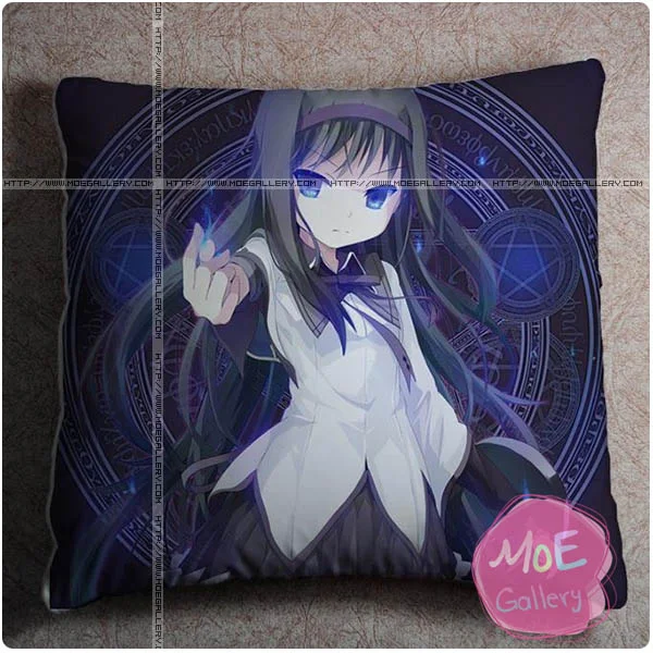 Puella Magi Madoka Magica Homura Akemi Throw Pillow Style A - Click Image to Close