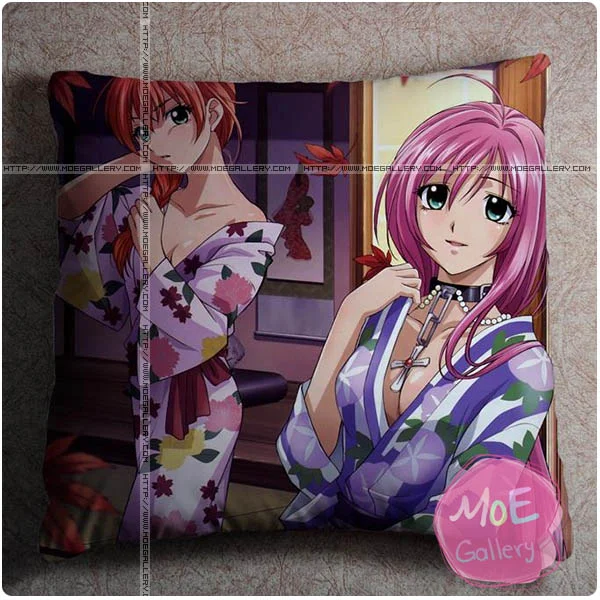 Rosario and Vampire Moka Akashiya Throw Pillow Style C - Click Image to Close