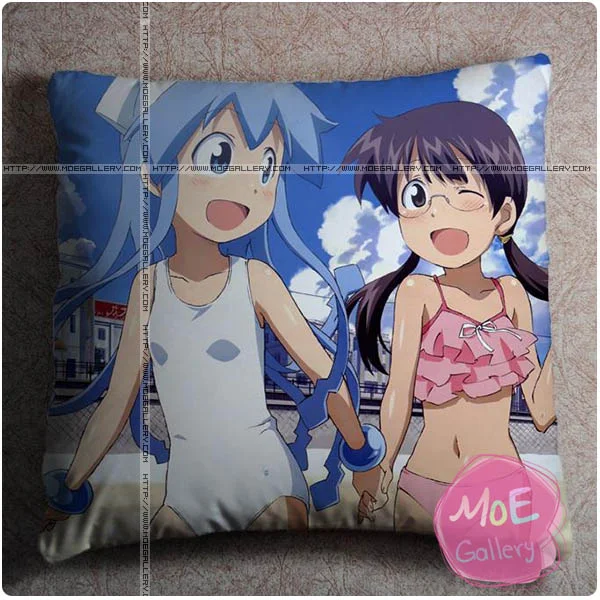 Squid Girl Sanae Nagatsuki Throw Pillow Style A - Click Image to Close