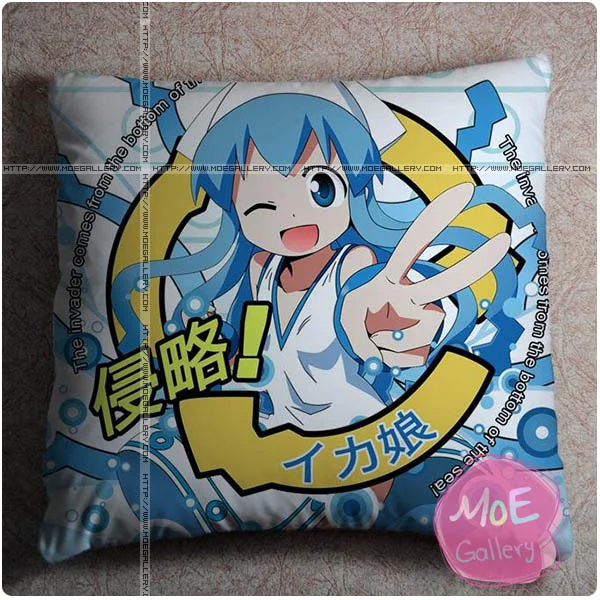Squid Girl Squid Girl Throw Pillow Style A - Click Image to Close