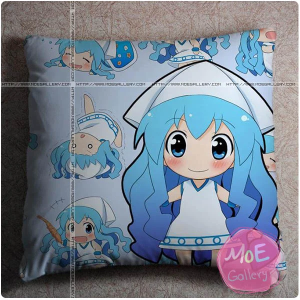 Squid Girl Squid Girl Throw Pillow Style B - Click Image to Close