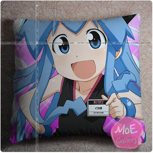 Squid Girl Squid Girl Throw Pillow Style D - Click Image to Close