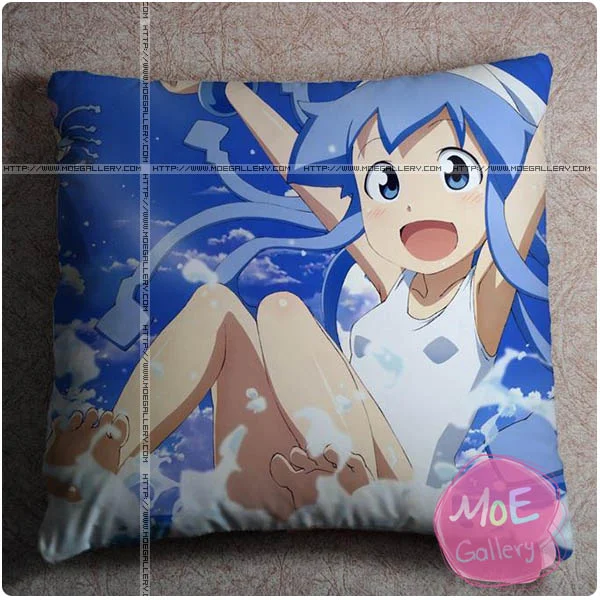 Squid Girl Squid Girl Throw Pillow Style E - Click Image to Close