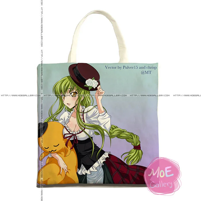 Code Geass Lelouch Of The Rebellion C C Print Tote Bag 10 - Click Image to Close