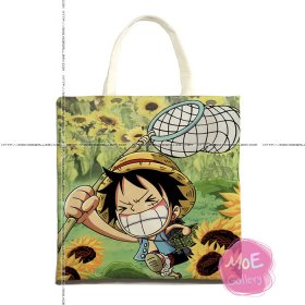 One Piece Monkey D Luffy Print Tote Bag 04