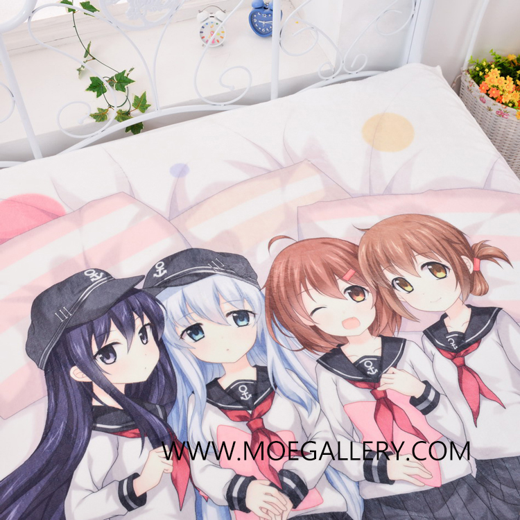 Kantai Collection The Sixth Destroyer Fleet Bedsheet - Click Image to Close