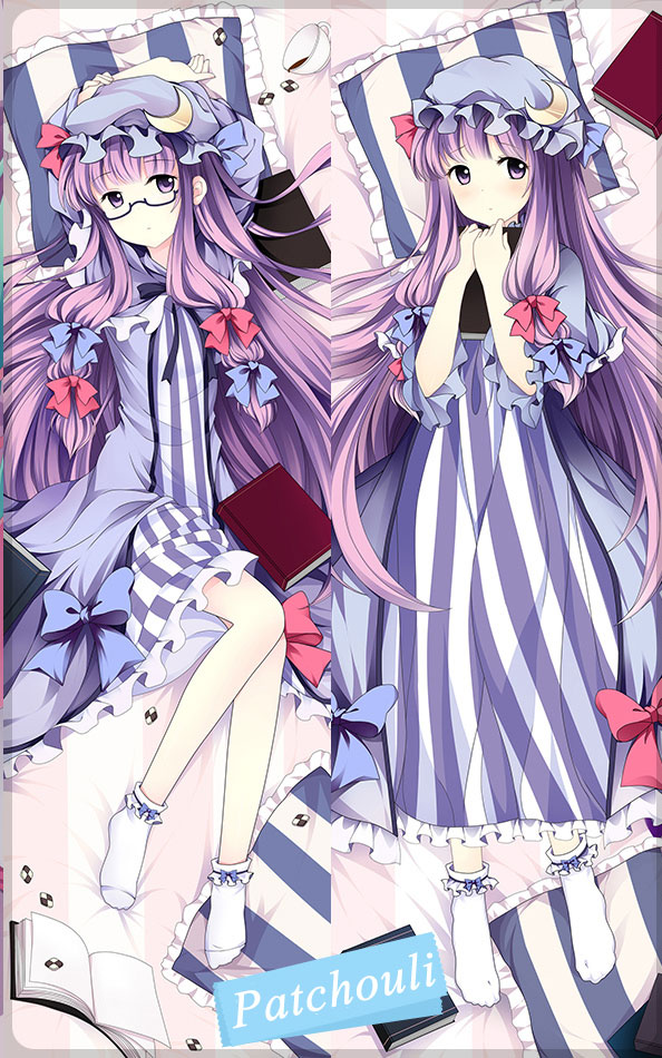 Touhou Project Patchouli Knowledge Body Pillow Case 13