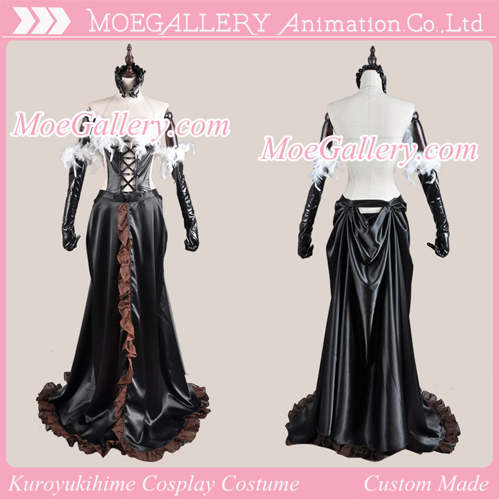 Accel World Black Lotus Kuroyukihime Cosplay Dress