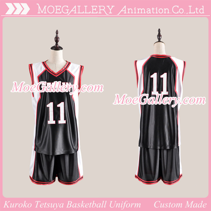 Kuroko no Basuke Kuroko Tetsuya Basketball Uniform Black