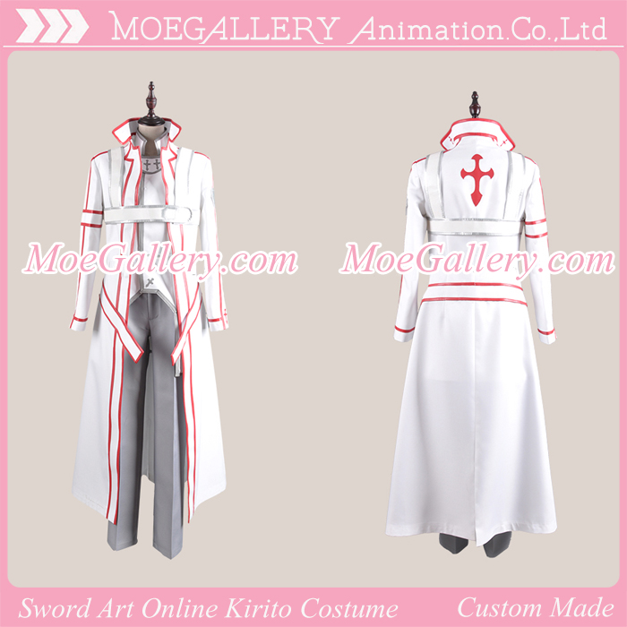 Sword Art Online Kirito KOB Cosplay Costume