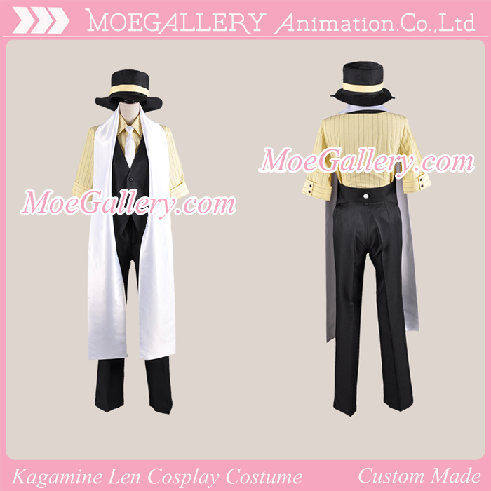 Vocaloid 2 Ikasama Casino Kagamine Len Cosplay Costume