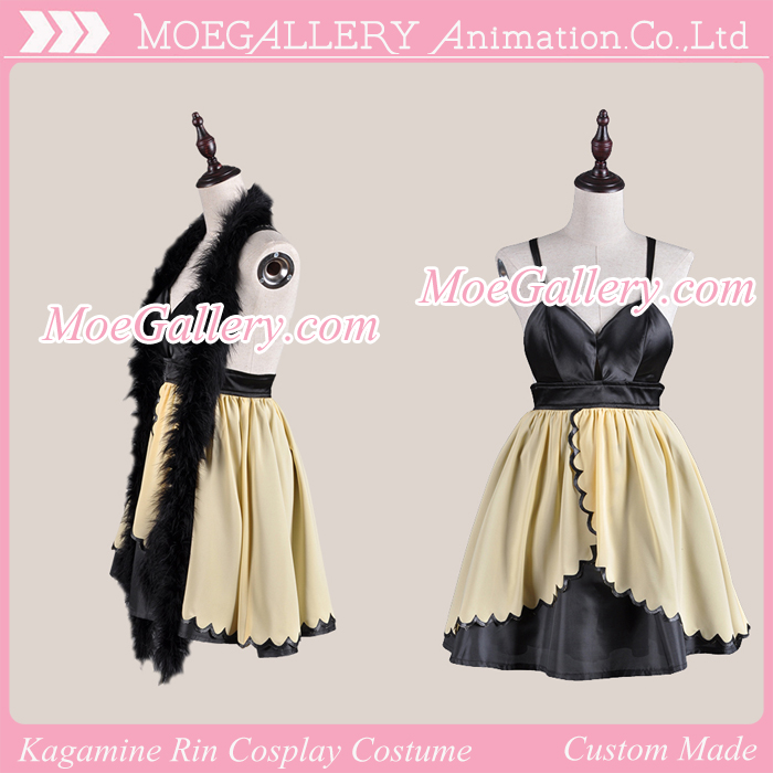 Vocaloid 2 Ikasama Casino Kagamine Rin Cosplay Costume