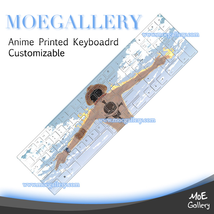 One Piece Portgaz D Ace Keyboards 04