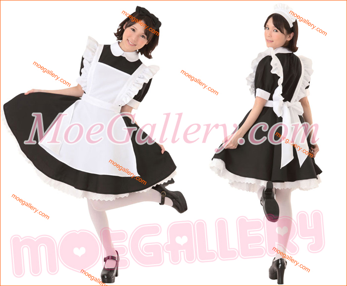 Black Classical Cafe Maid Dress