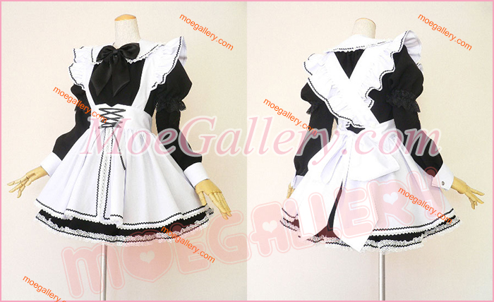 Gothic Dress Maid Cosplay Costume