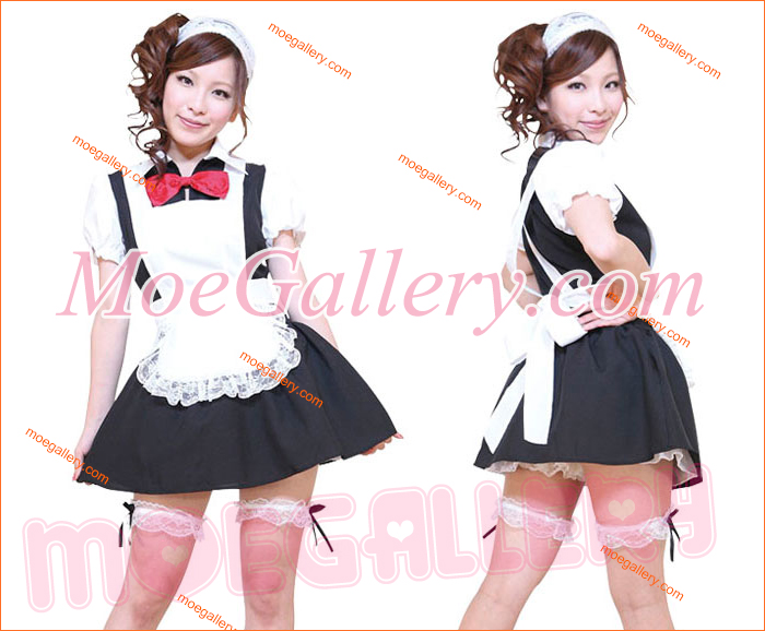 Red Bow Maid Costume