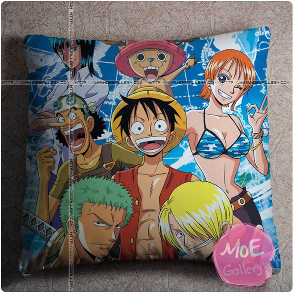One Piece Monkey D Luffy Throw Pillow Style A