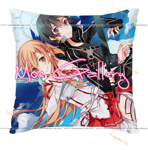 Sword Art Online Asuna Kirito Throw Pillow 15