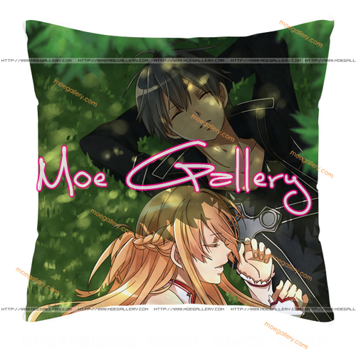 Sword Art Online Asuna Kirito Throw Pillow 16