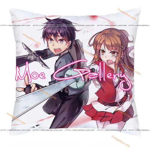 Sword Art Online Asuna Kirito Throw Pillow 17