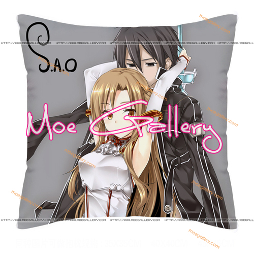 Sword Art Online Asuna Kirito Throw Pillow 20