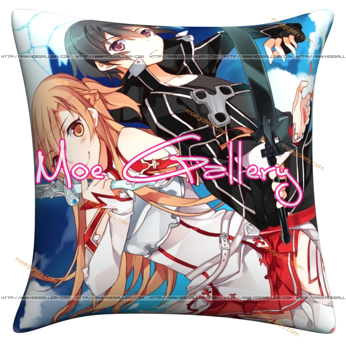 Sword Art Online Asuna Kirito Throw Pillow 25